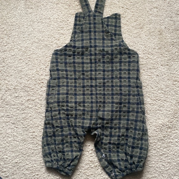 Zara plaid overalls - Picture 3 of 3